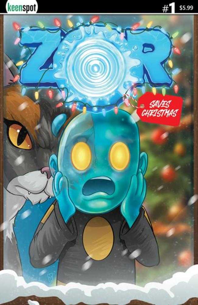 Zor Saves Christmas #1 Cover A Michael Adams