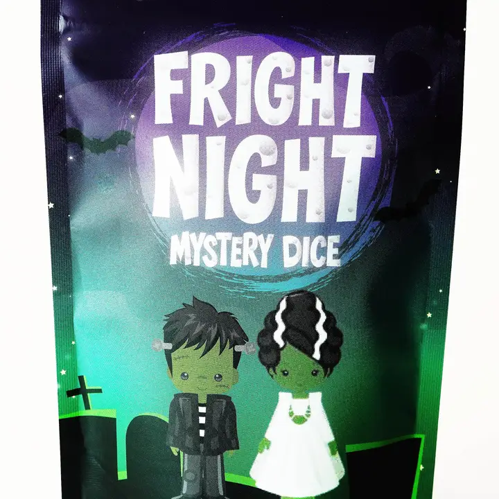 1985 Games: Fright Night Mystery Dice – Spooky Dice, Pin and Sticker Blind Bag