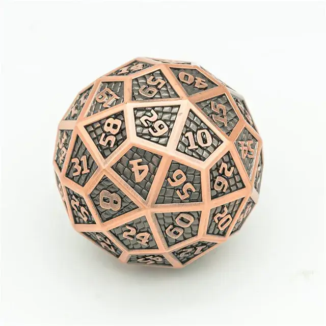 40mm Solid Metal D60 - Copper - Image 2