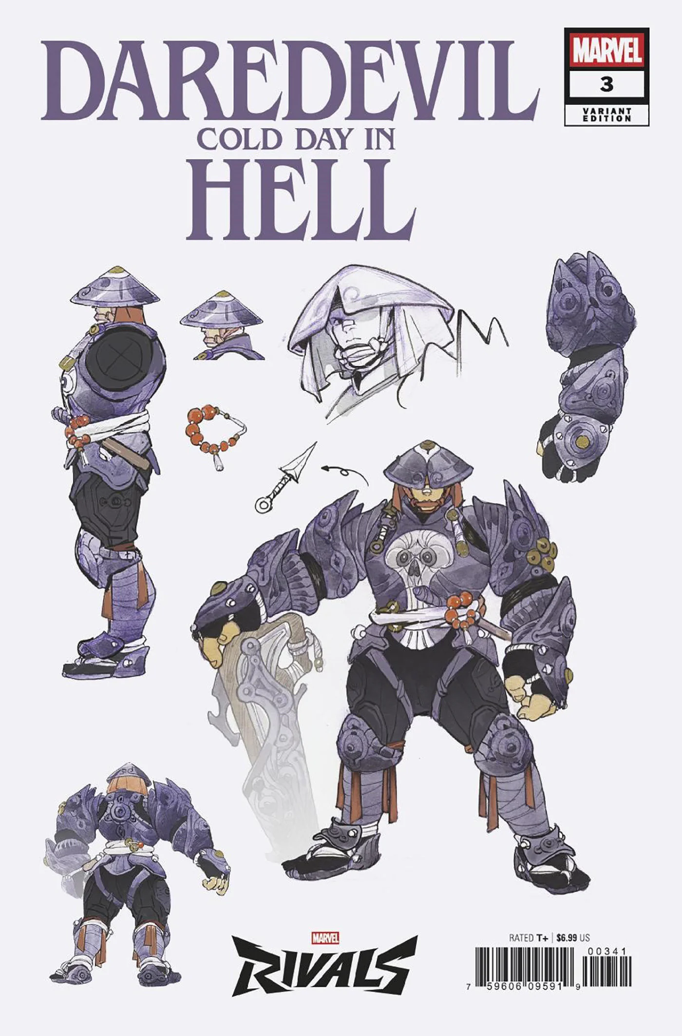Daredevil: Cold Day In Hell #3 Peach Momoko Marvel Rivals Variant