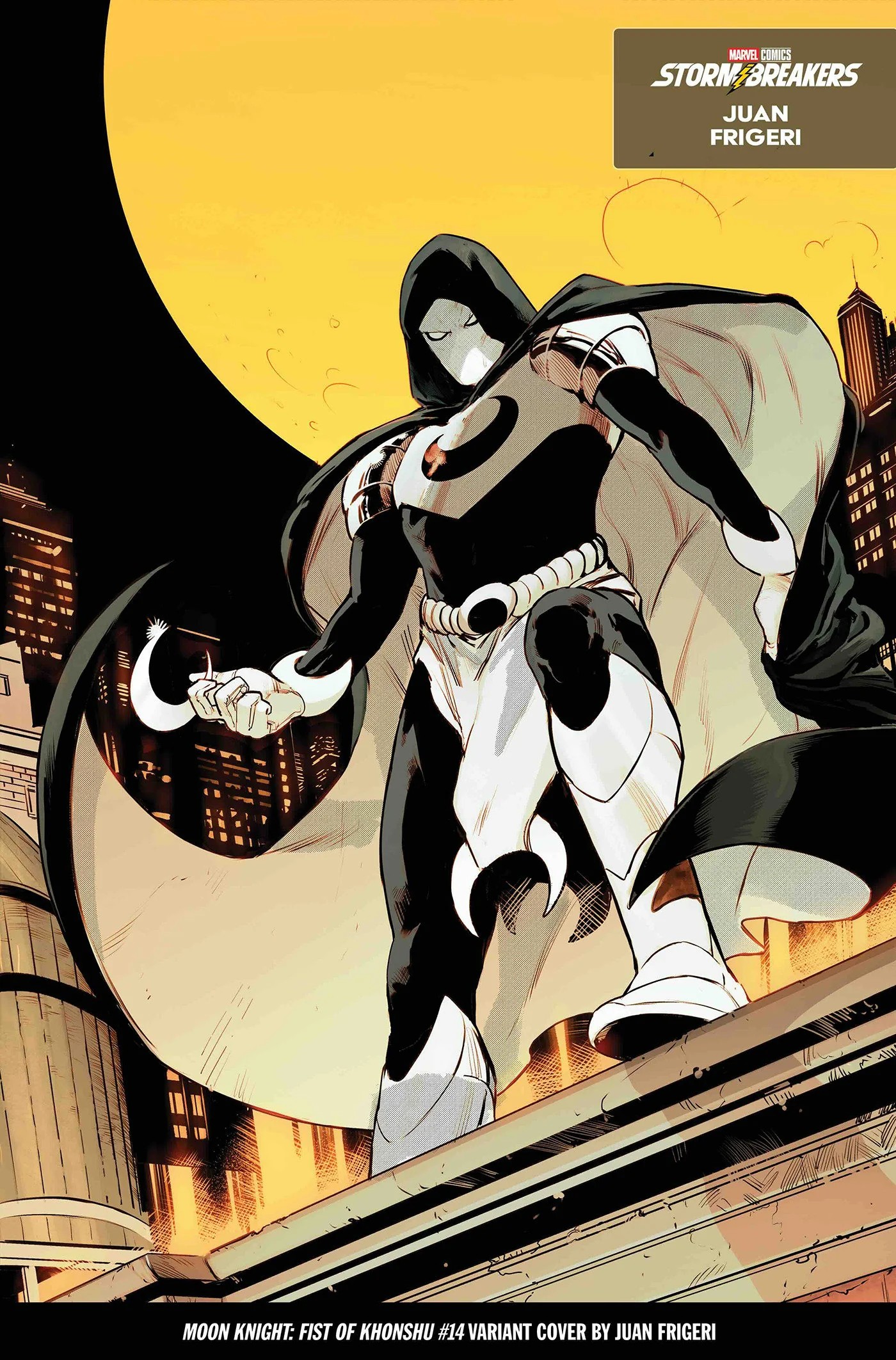 Moon Knight: Fist Of Khonshu #14 Juan Frigeri From The Chaos A Costume Variant