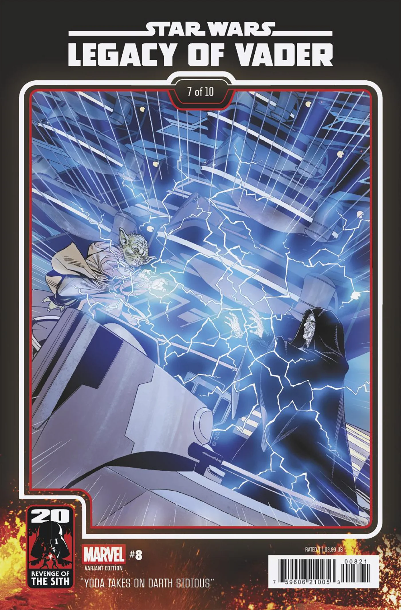 Star Wars: Legacy Of Vader #8 Chris Sprouse Revenge Of The Sith 20 Th Anniversary Variant