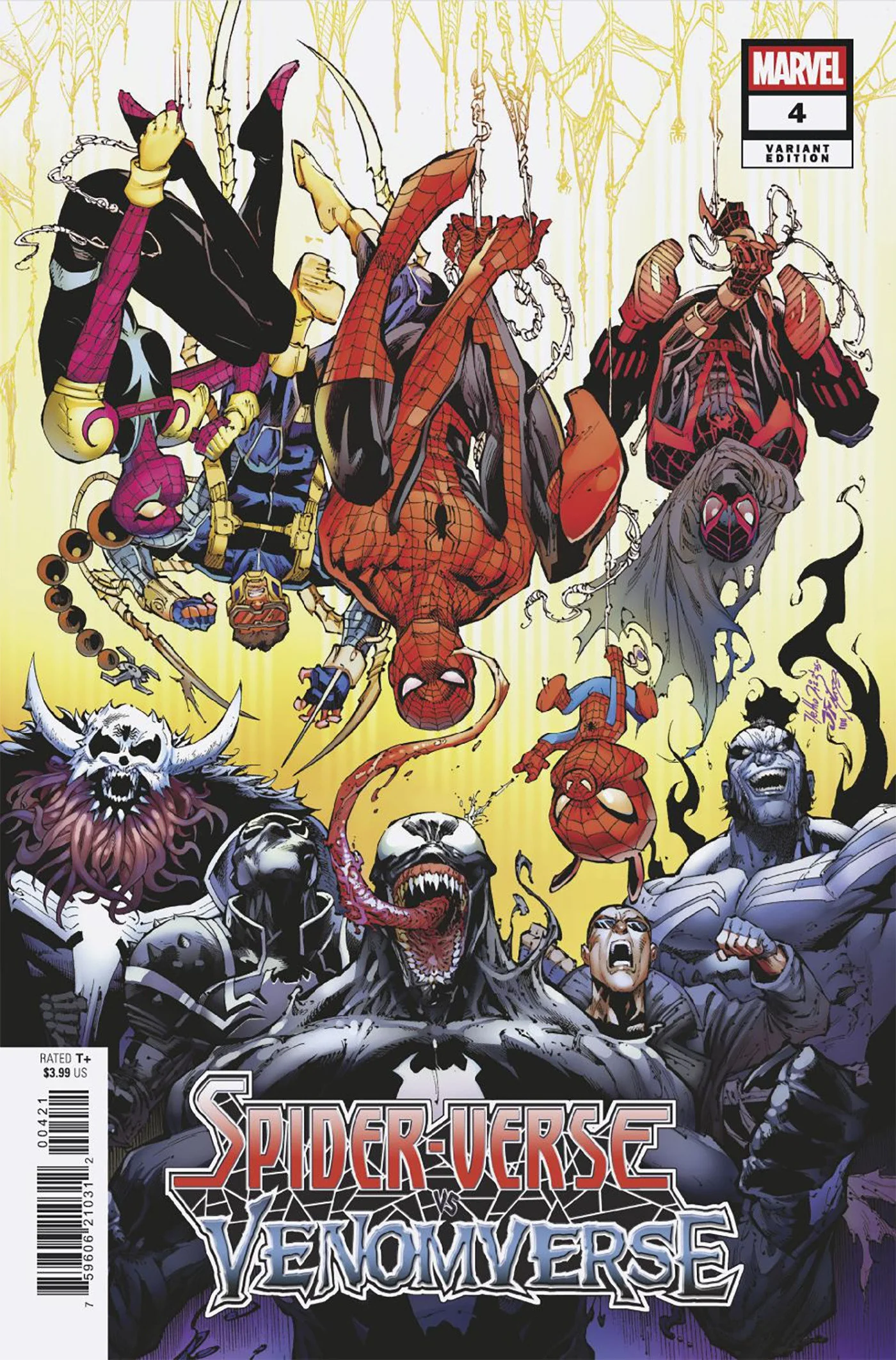 Spider-Verse vs. Venomverse #4 Netho Diaz Variant