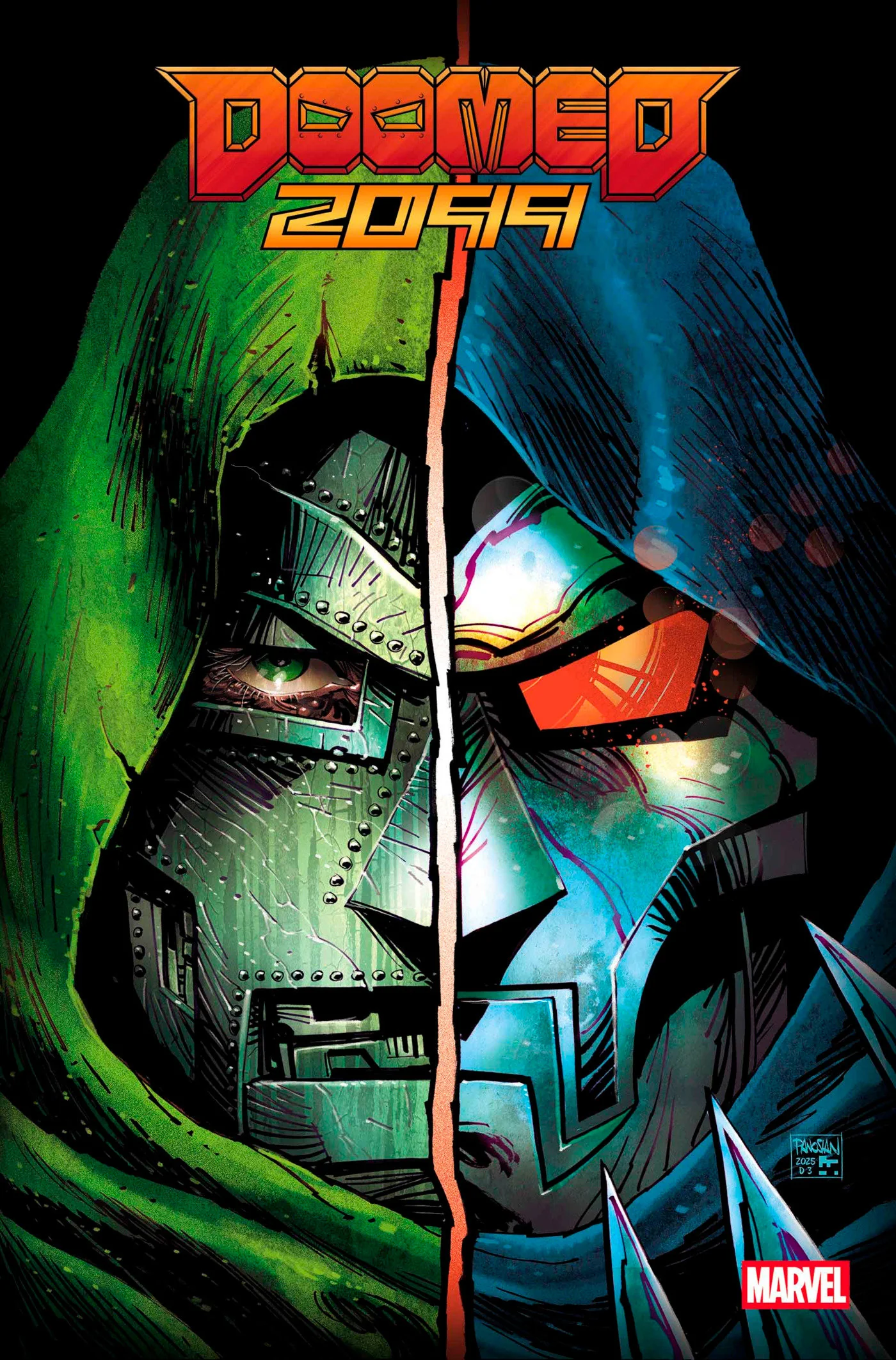 Doomed 2099 #1 Dan Panosian Doomed Mask Foil Variant
