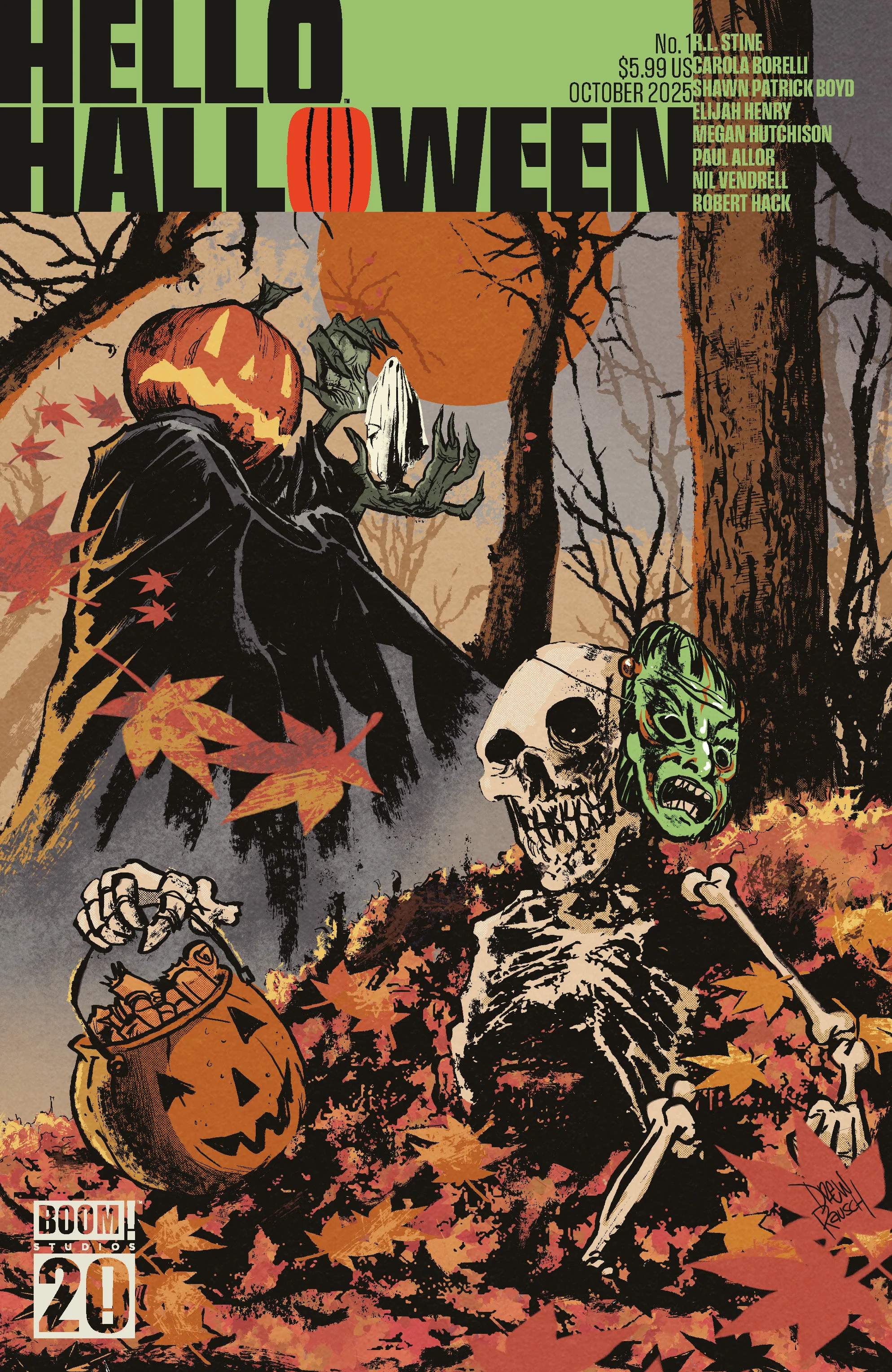 Hello Halloween #1 B Variant (Dressed, Rausch)