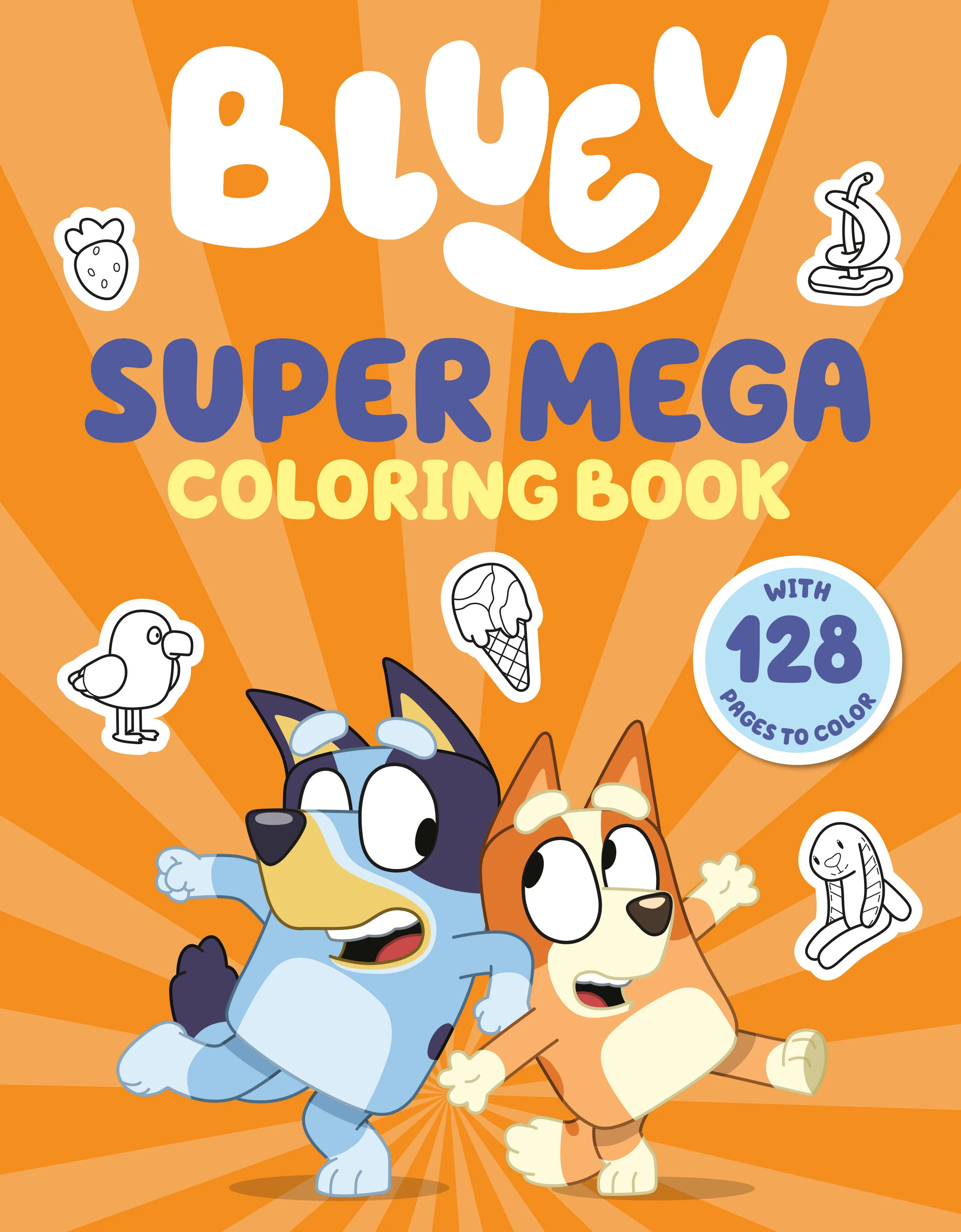 Bluey: Super Mega Coloring Book