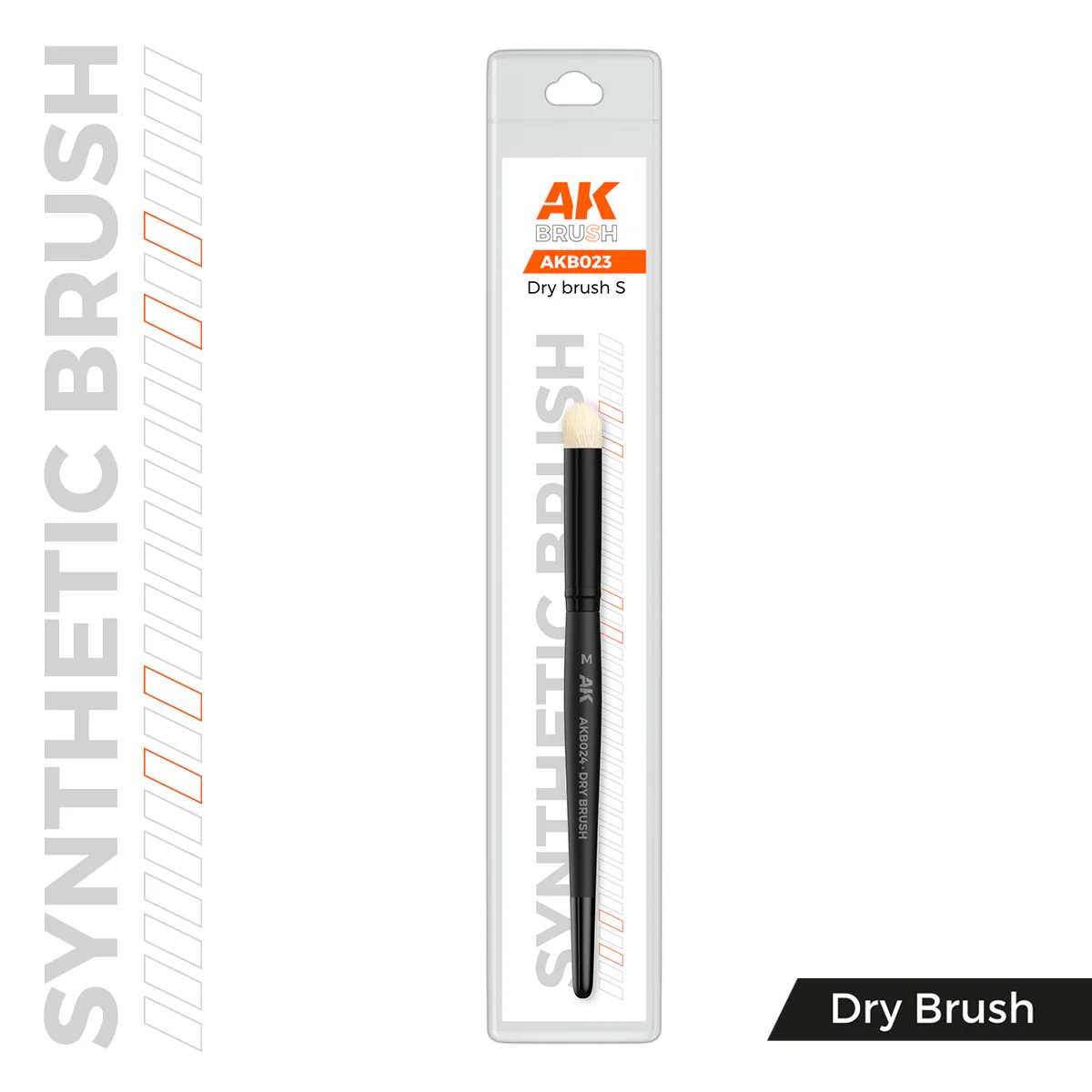 AK Interactive Synthetic Dry Brush - S