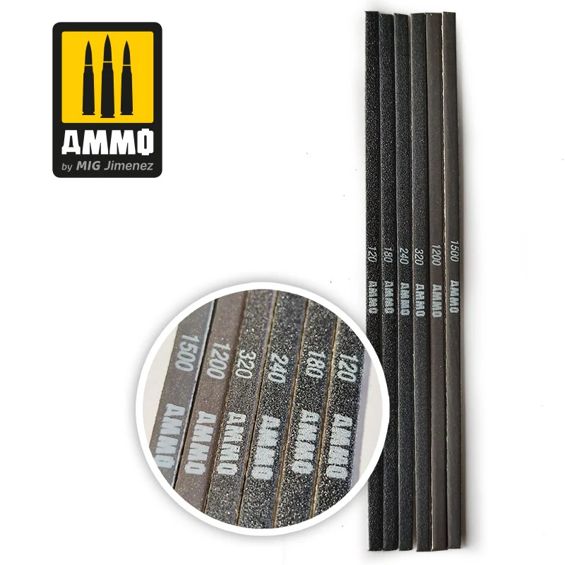 Ammo Mig Contour Sanding Stick (120/180/240/320/1200/1500)