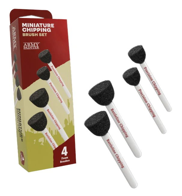 Army Painter Hobby: Miniature Chipping Brush Set