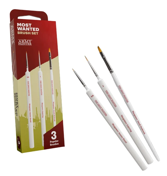 Army Painter Hobby: Most Wanted Brush Set