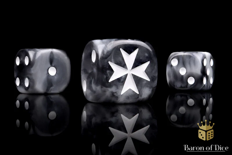 Barron Of Dice: Knights Templar - Black - Image 2