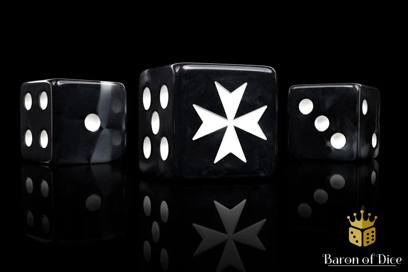 Barron Of Dice: Knights Templar - Black - Image 3