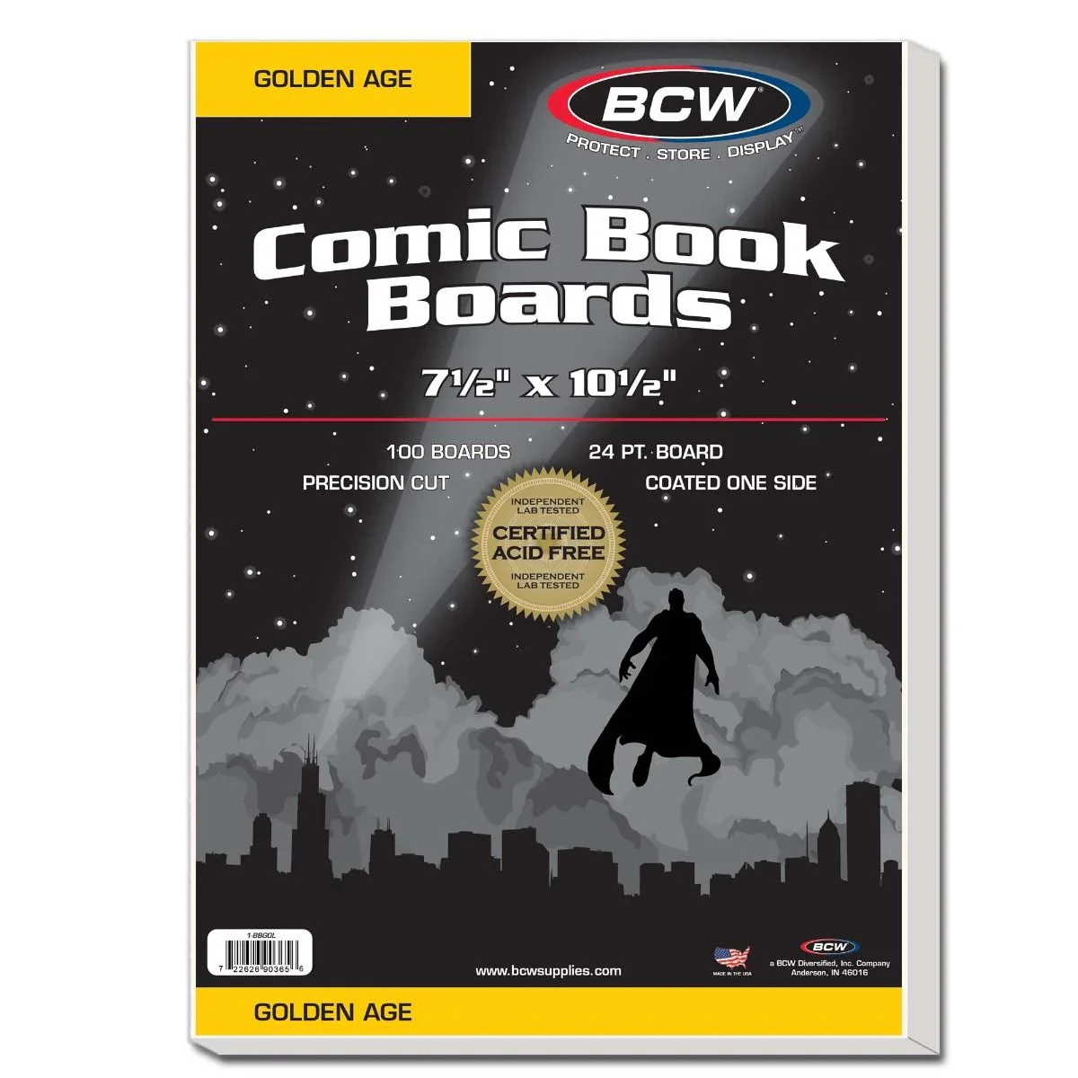 BCW 100 count Golden Comic Boards