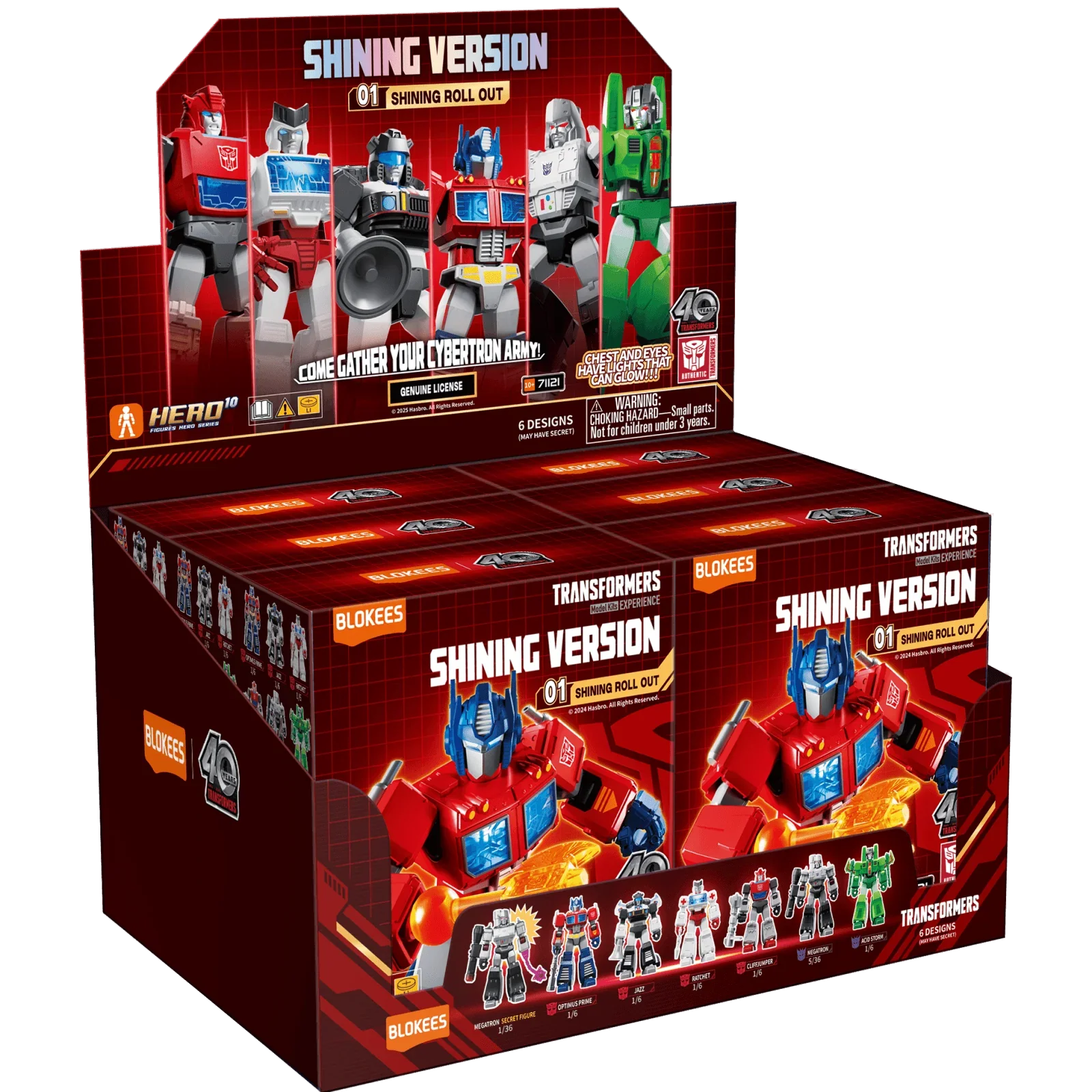 Blokees: Transformers - 4" Shining Version 01 Shining Roll Out Blind Box