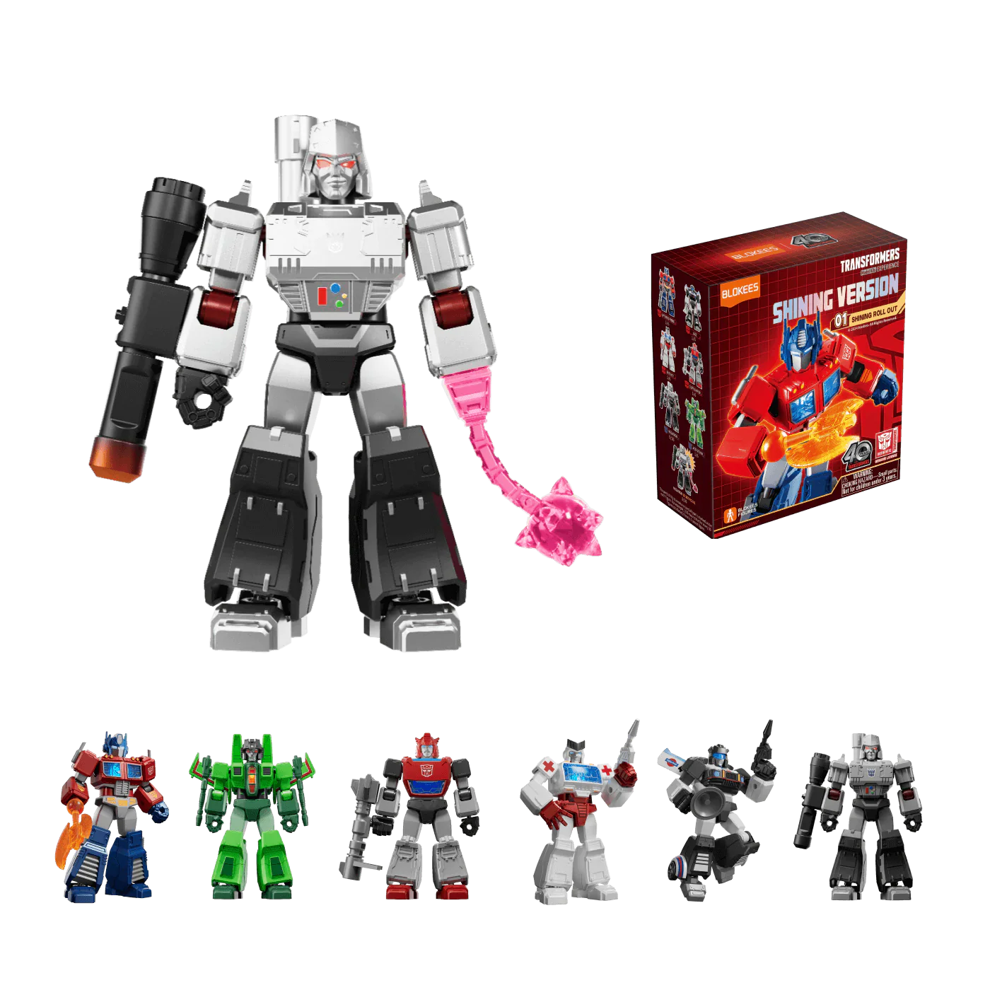 Blokees: Transformers - 4" Shining Version 01 Shining Roll Out Blind Box - Image 3