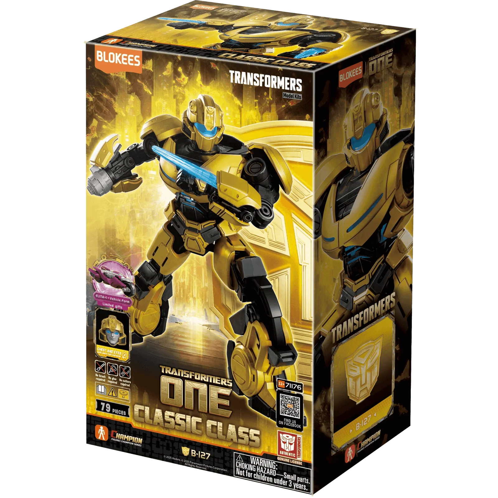 Blokees: Transformers - Classic Class 15 Transformers ONE B-127 (Bumblebee) - Image 2