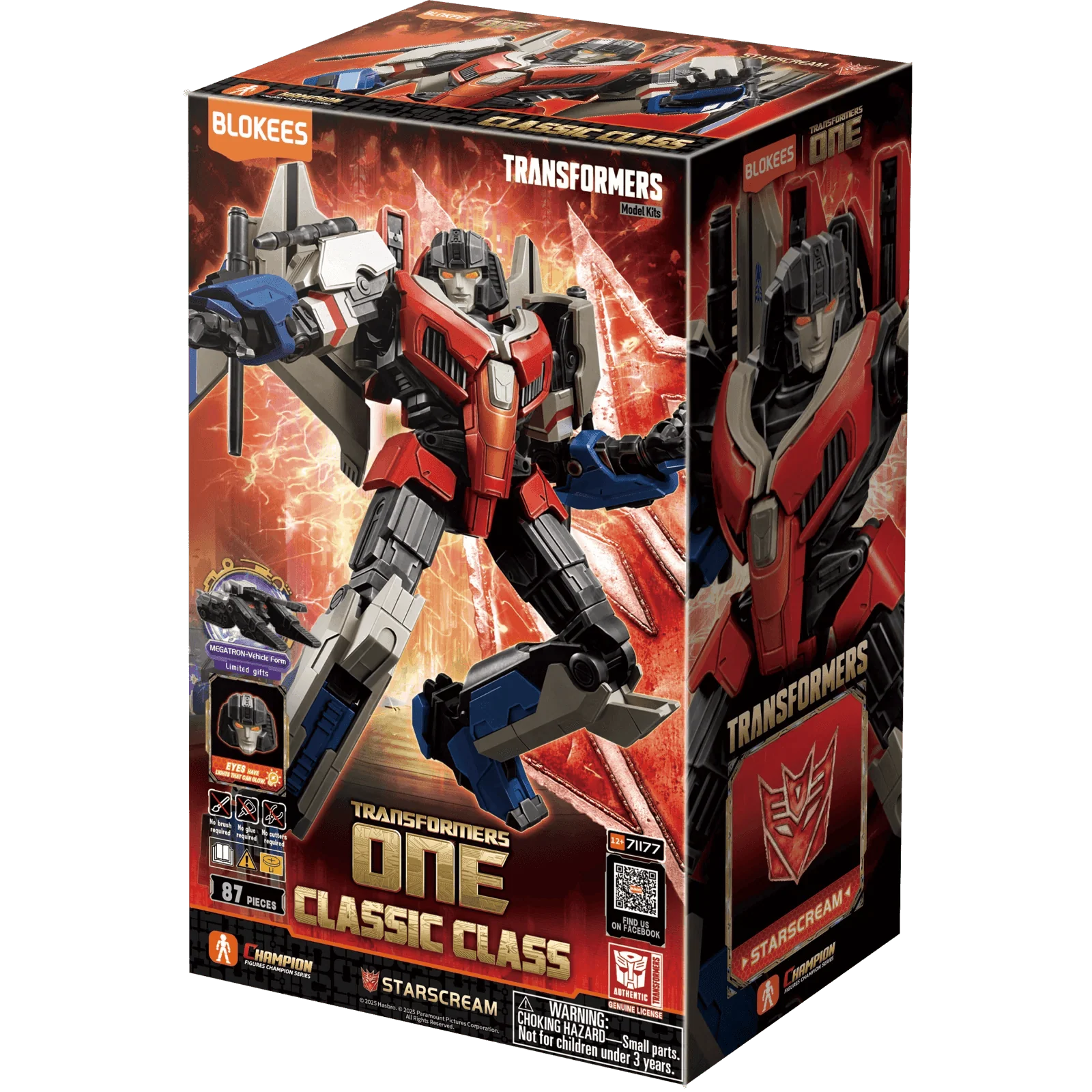 Blokees: Transformers - Classic Class 16 Transformers ONE Starscream - Image 2