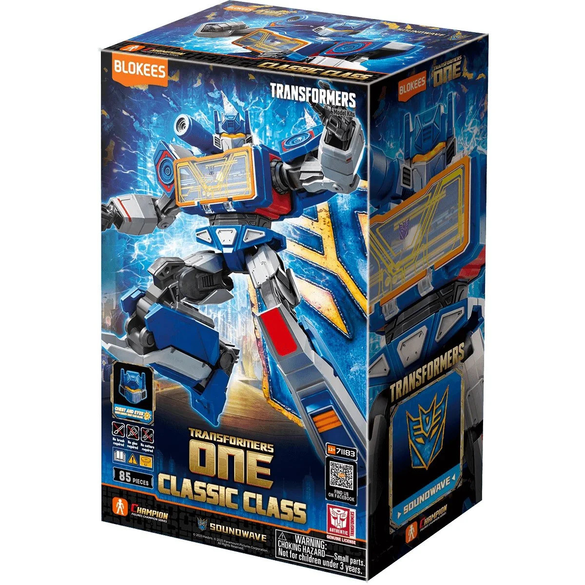 Blokees: Transformers - Classic Class 17 Soundwave - Image 2