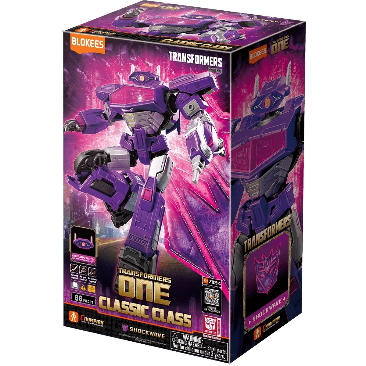 Blokees: Transformers - Classic Class 18 Shockwave - Image 2