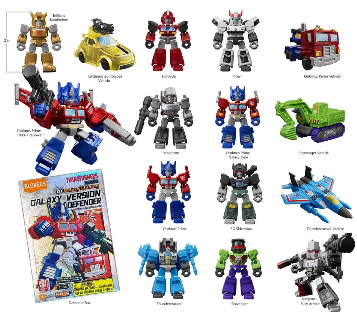 Blokees: Transformers - Defender Version 01: Shining Blind Box - Image 2