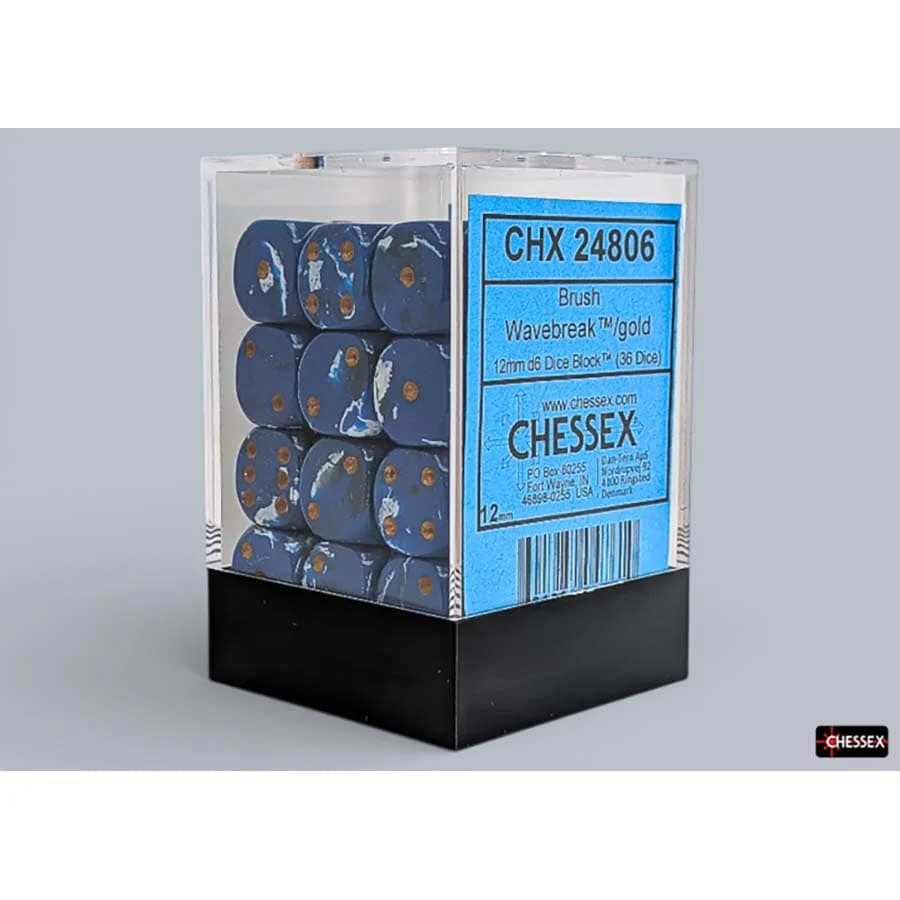 Chessex: Brush 12mm D6 Dice Block (36 Dice) - Various Sets - Image 3