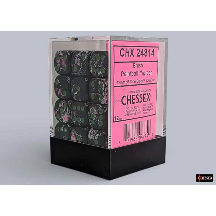 Chessex: Brush 12mm D6 Dice Block (36 Dice) - Various Sets - Image 6