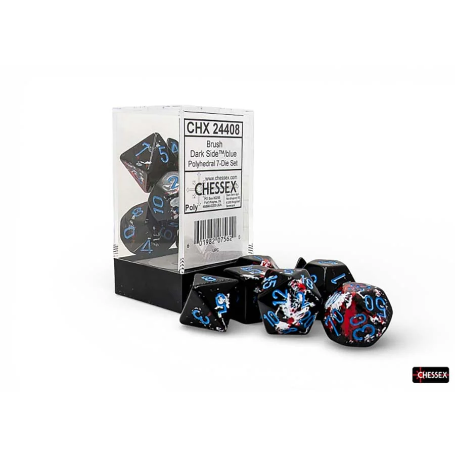Chessex: Brush Polyhedral Dice Block (7 Dice) - Various Sets - Image 5