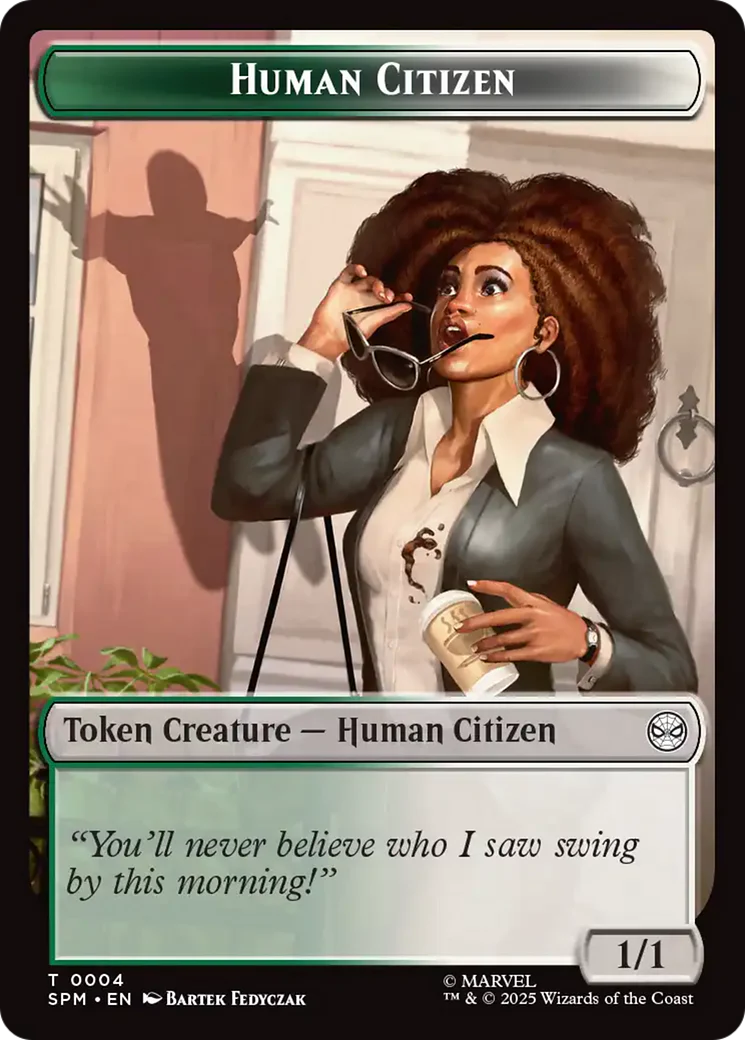 Copy // Human Citizen Double-Sided Token [Marvel's Spider-Man Tokens] - Image 2
