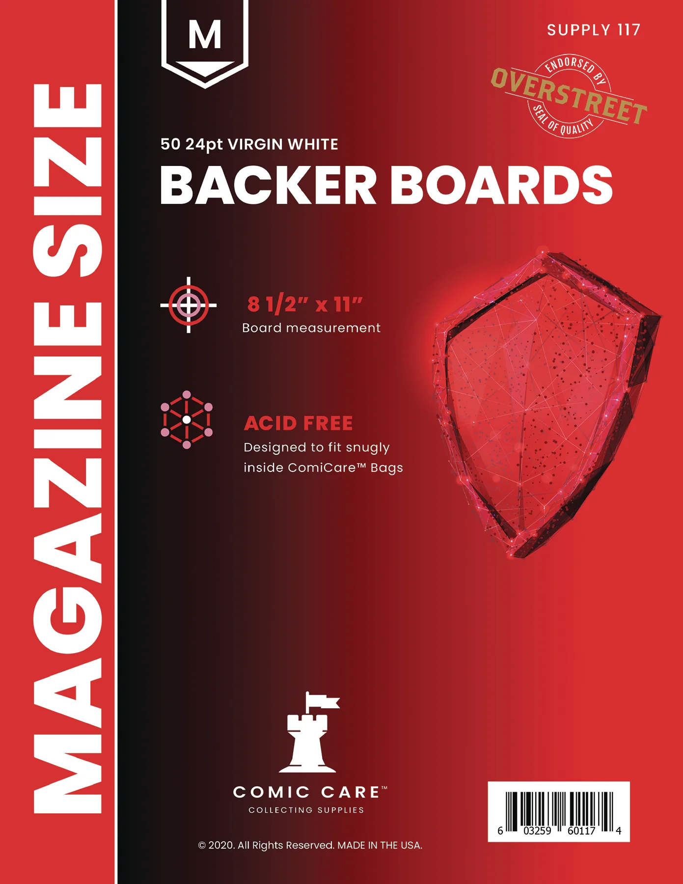 ComiCare Magazine size boards