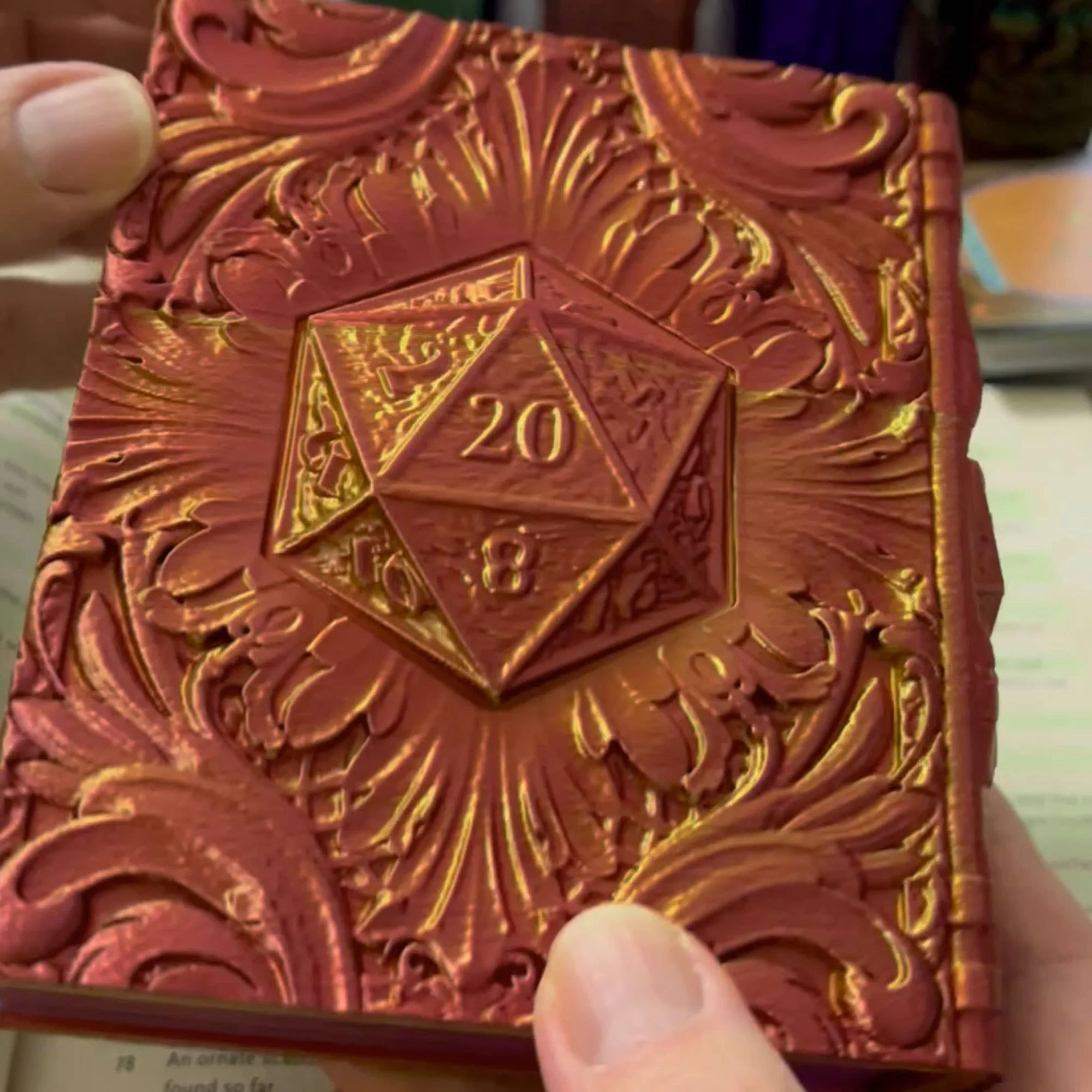 D20 Storage Tome for TTRPG, MTG, Pokemon, D&D Gaming! - Image 3
