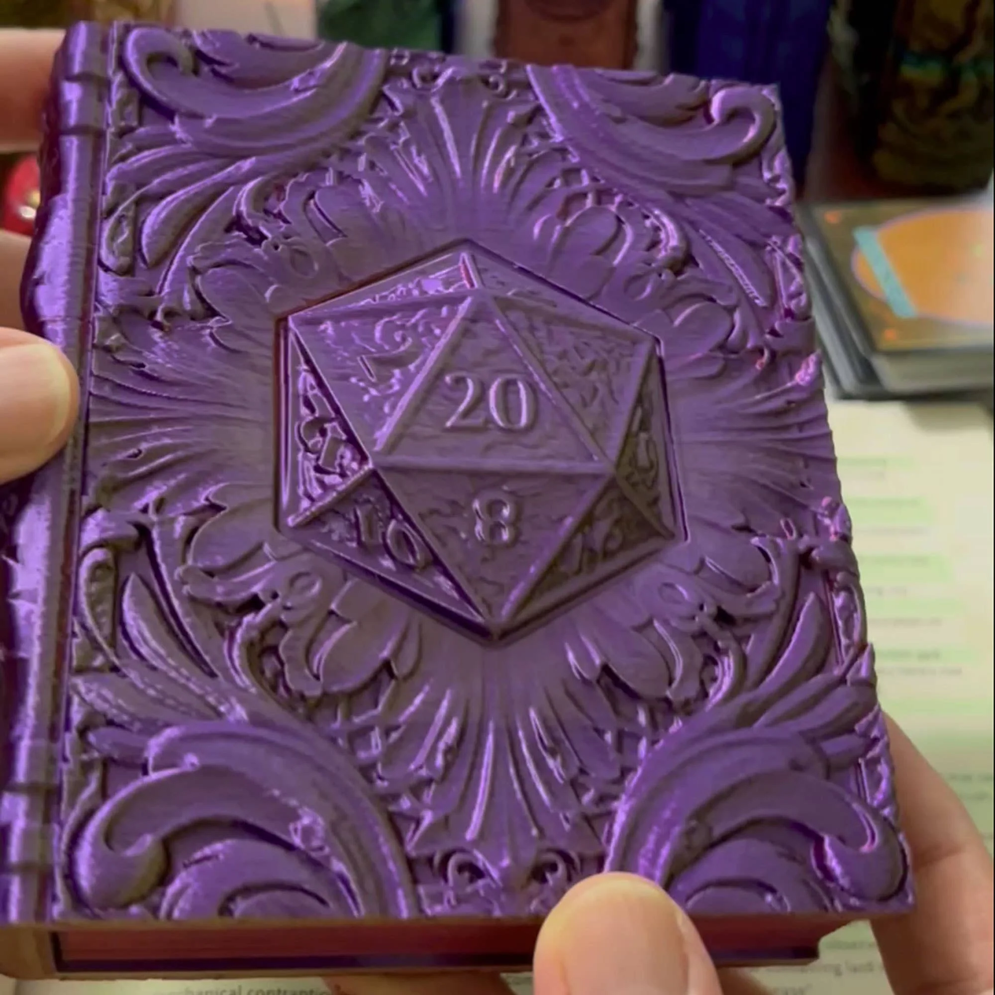 D20 Storage Tome for TTRPG, MTG, Pokemon, D&D Gaming! - Image 5