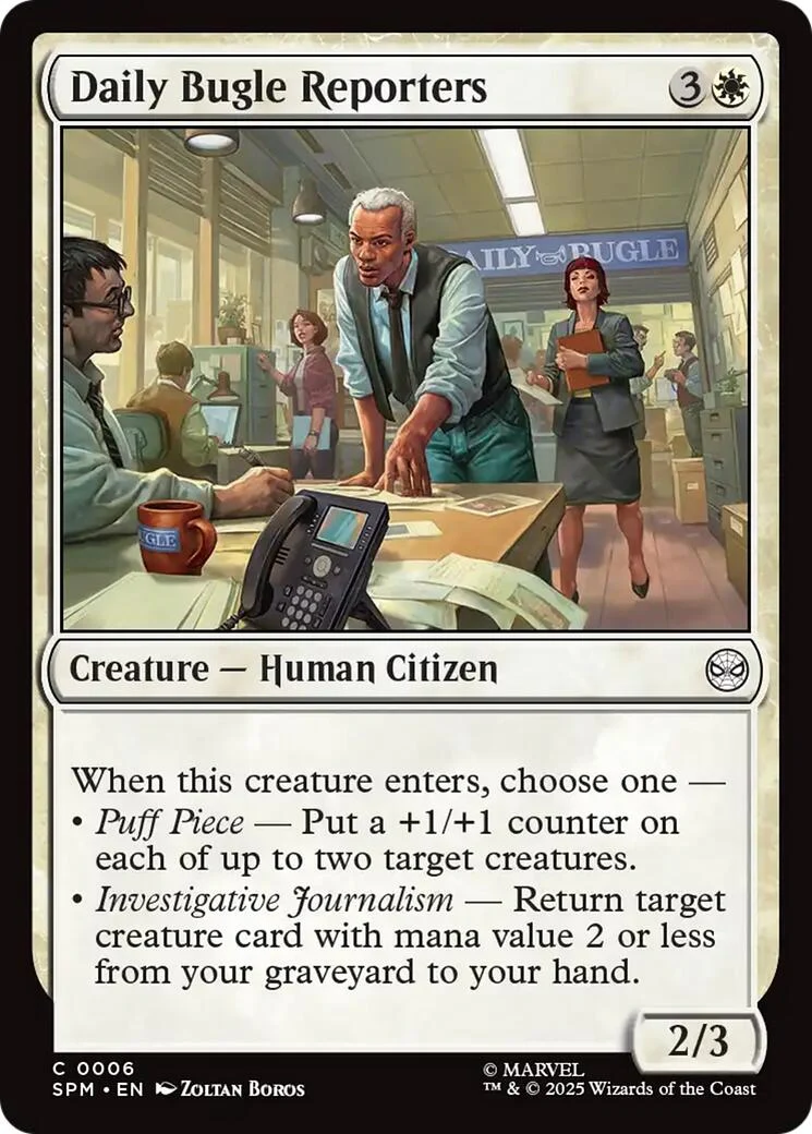 Daily Bugle Reporters (6) (SPM)