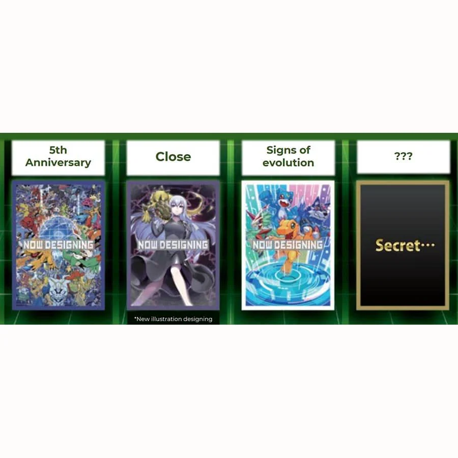 Digimon TCG Card Sleeves Set 01 Assorted Styles