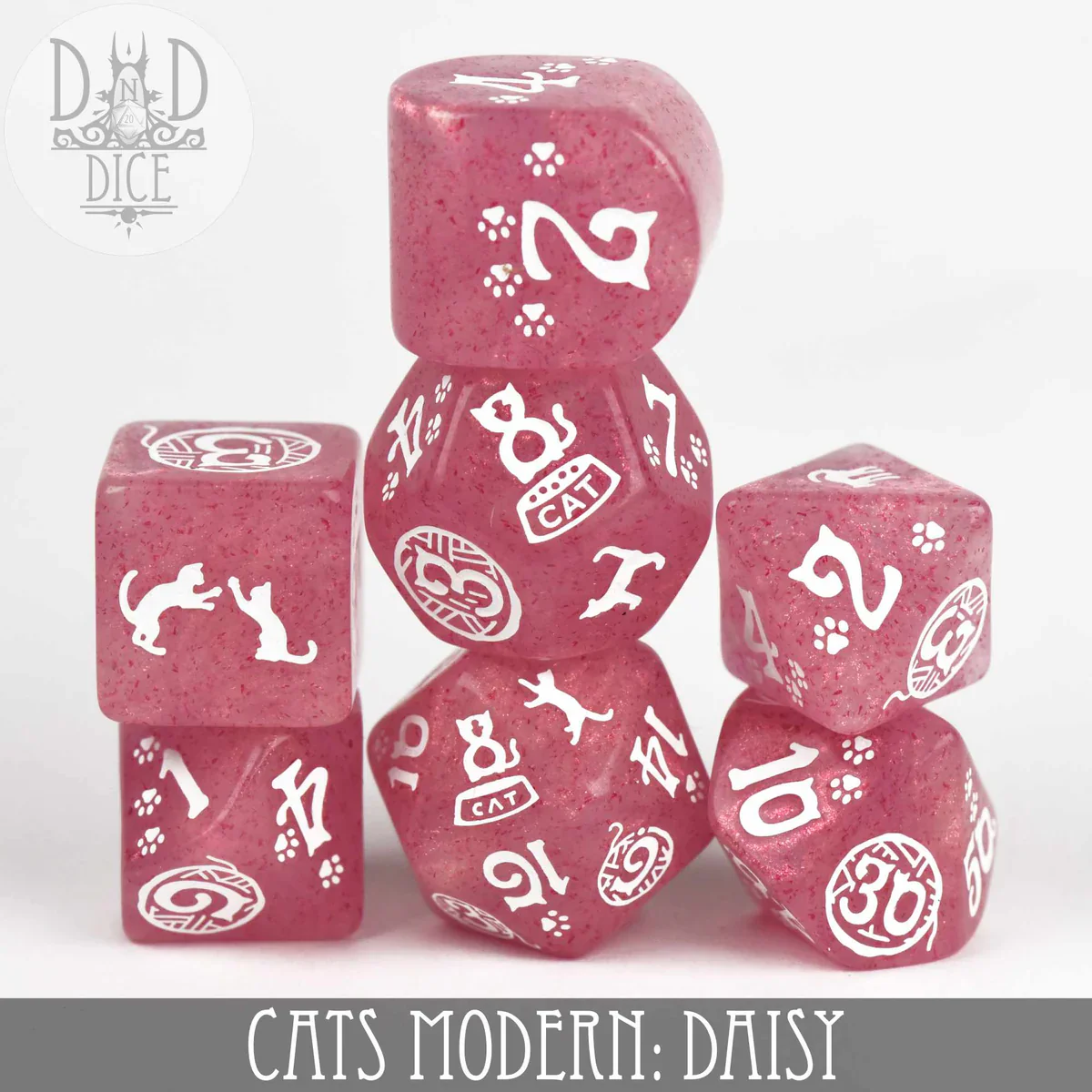 DND Dice Cats Modern: Daisy