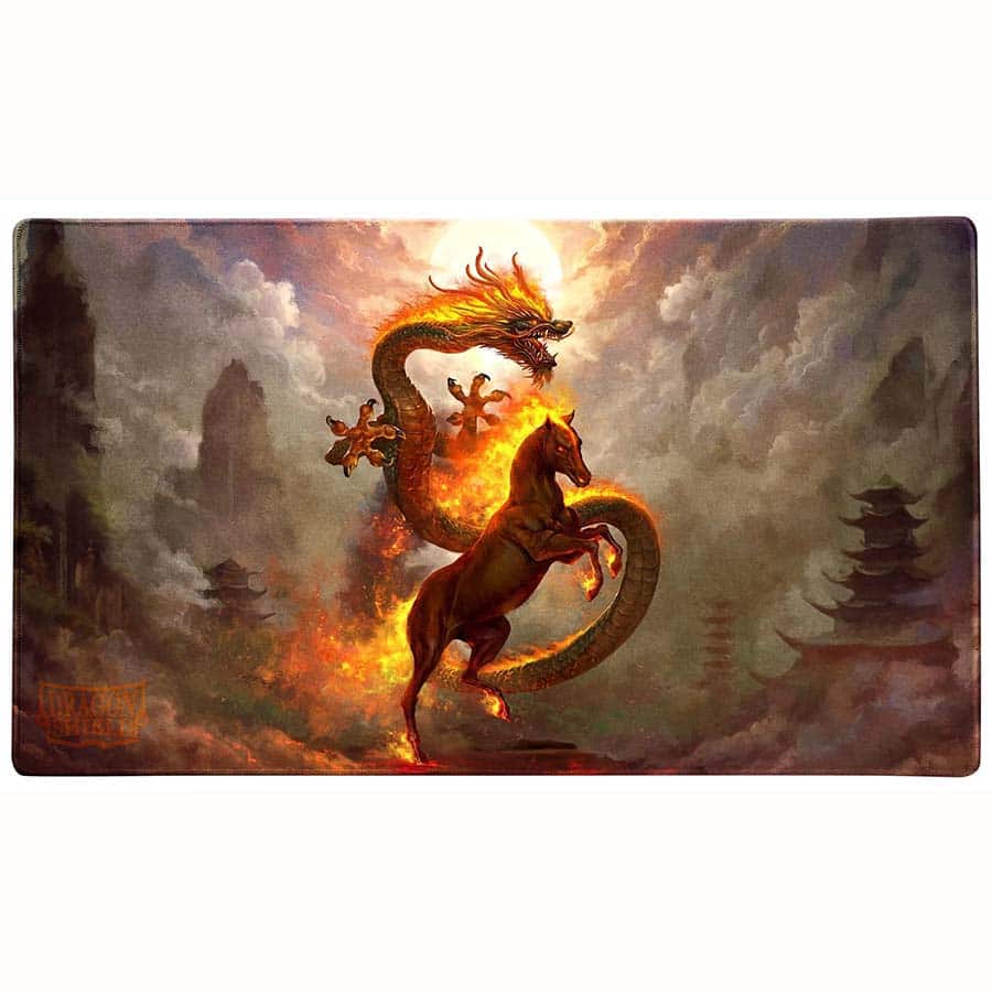 Dragon Shield Art Playmat: Fire Horse Lunar New Year 2026