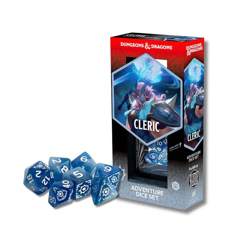 Dungeons & Dragons: Adventurer Dice: Cleric - Blue