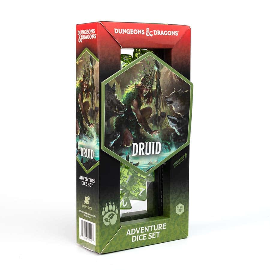 Dungeons & Dragons: Adventurer Dice: Druid - Green