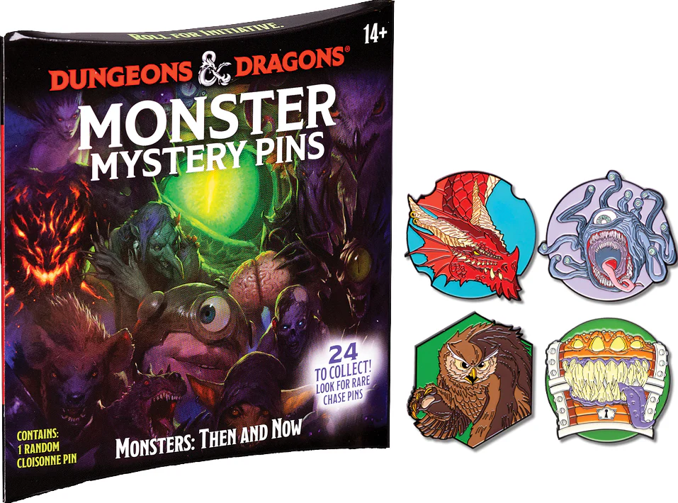 Dungeons & Dragons: Monster Mystery Pins Blind Box