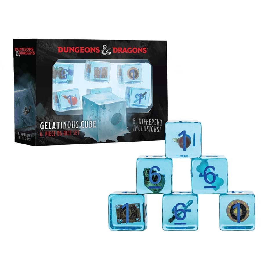 Fanroll Dungeons and Dragons Gelatinous Cube Dice Set