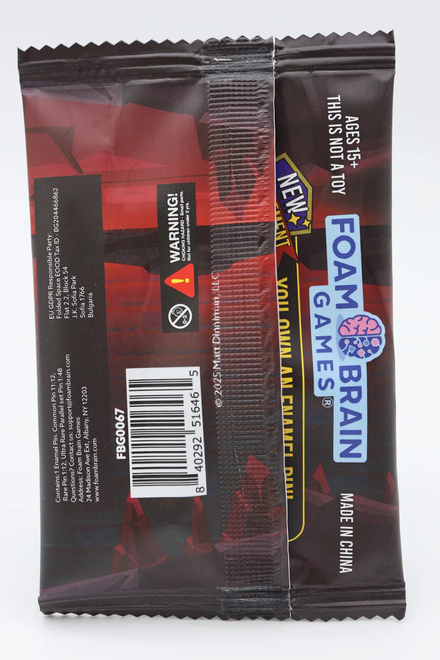 Foam Brain: Dungeon Crawler Carl Adventurer's Pin Loot Box: Floors 1-3 - Image 3