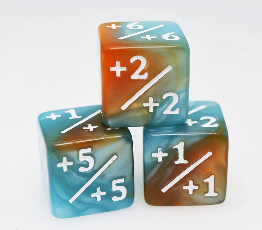 Foam Brain Magic The Gathering Counters +1/+1 Set of 8, Assorted Colors - Image 10