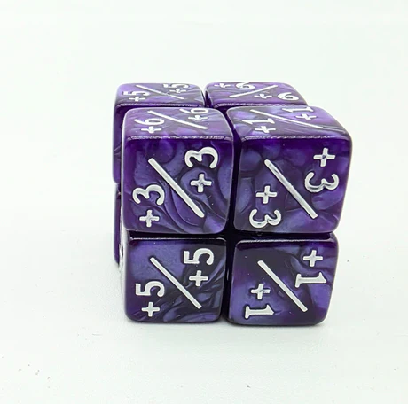 Foam Brain Magic The Gathering Counters +1/+1 Set of 8, Assorted Colors - Image 4