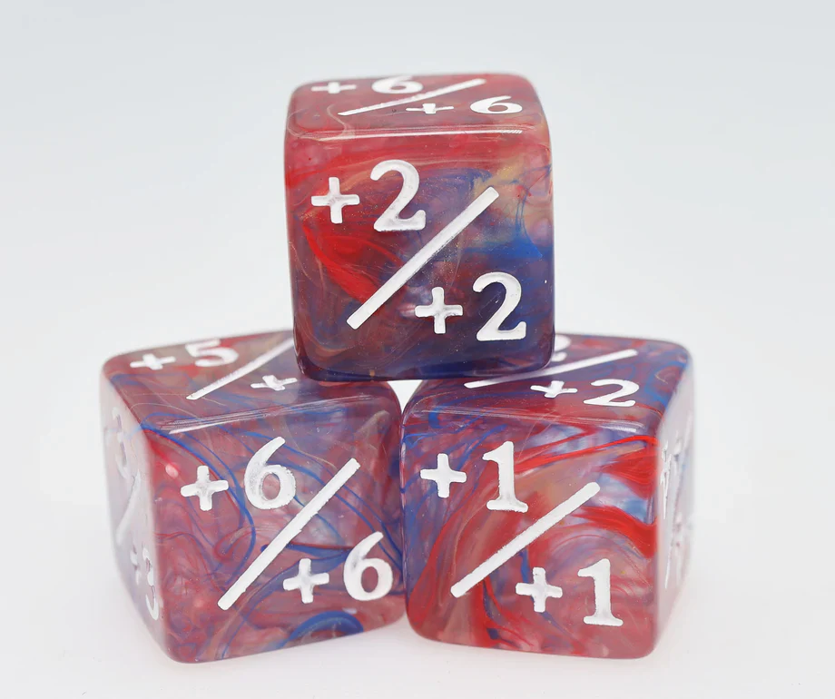 Foam Brain Magic The Gathering Counters +1/+1 Set of 8, Assorted Colors - Image 7
