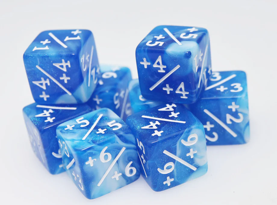 Foam Brain Magic The Gathering Counters +1/+1 Set of 8, Assorted Colors - Image 9