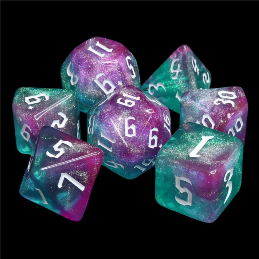 Foam Brain Magic Wand Poly 7 Dice Set