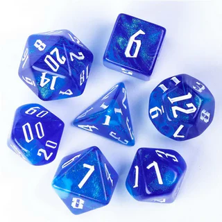 Foam Brain Magician's Deep Water Lair Poly 7 Dice Set