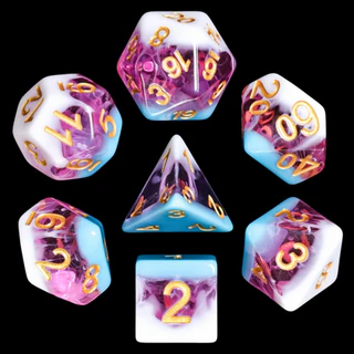 Foam Brain No Way Up Poly 7 Dice Set