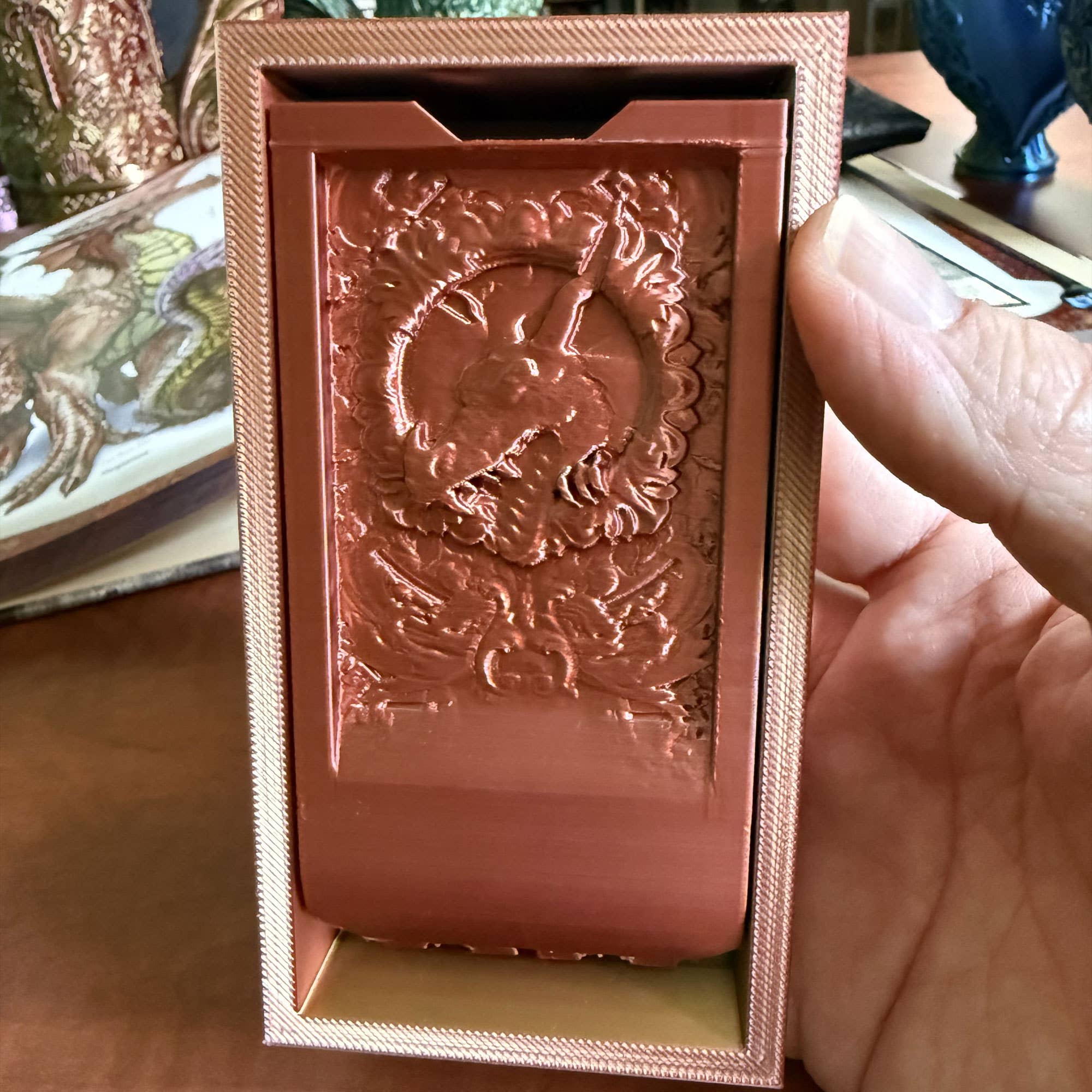 Folding Dragon Dice Tower & Storage | TTRPG, D&D, TCG, CoC - Image 4