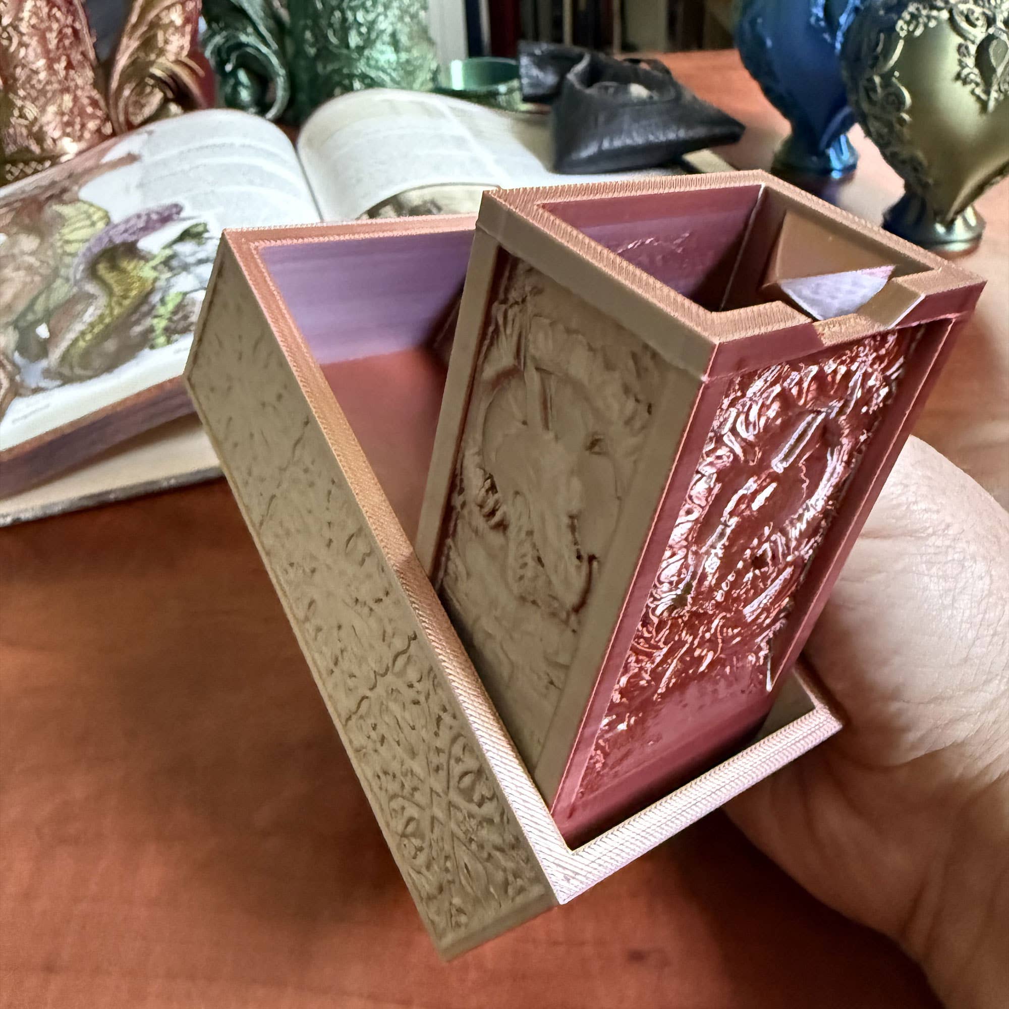 Folding Dragon Dice Tower & Storage | TTRPG, D&D, TCG, CoC - Image 5