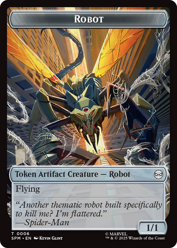 Food // Robot Double-Sided Token [Marvel's Spider-Man Tokens] - Image 2